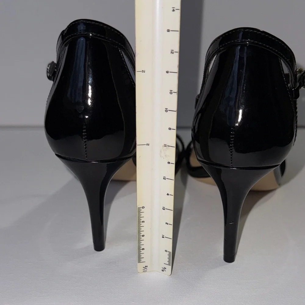 Michael Kors Black Patent Heels size 7 - Picture 8 of 16